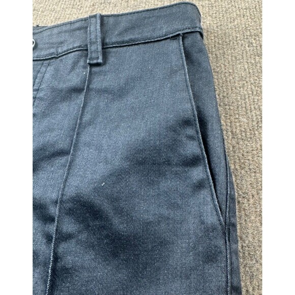 Rufskin Coal Waxed Denim Pants Men's 28X29 Black Straight Stretch SnapButton Fly - Picture 14 of 16